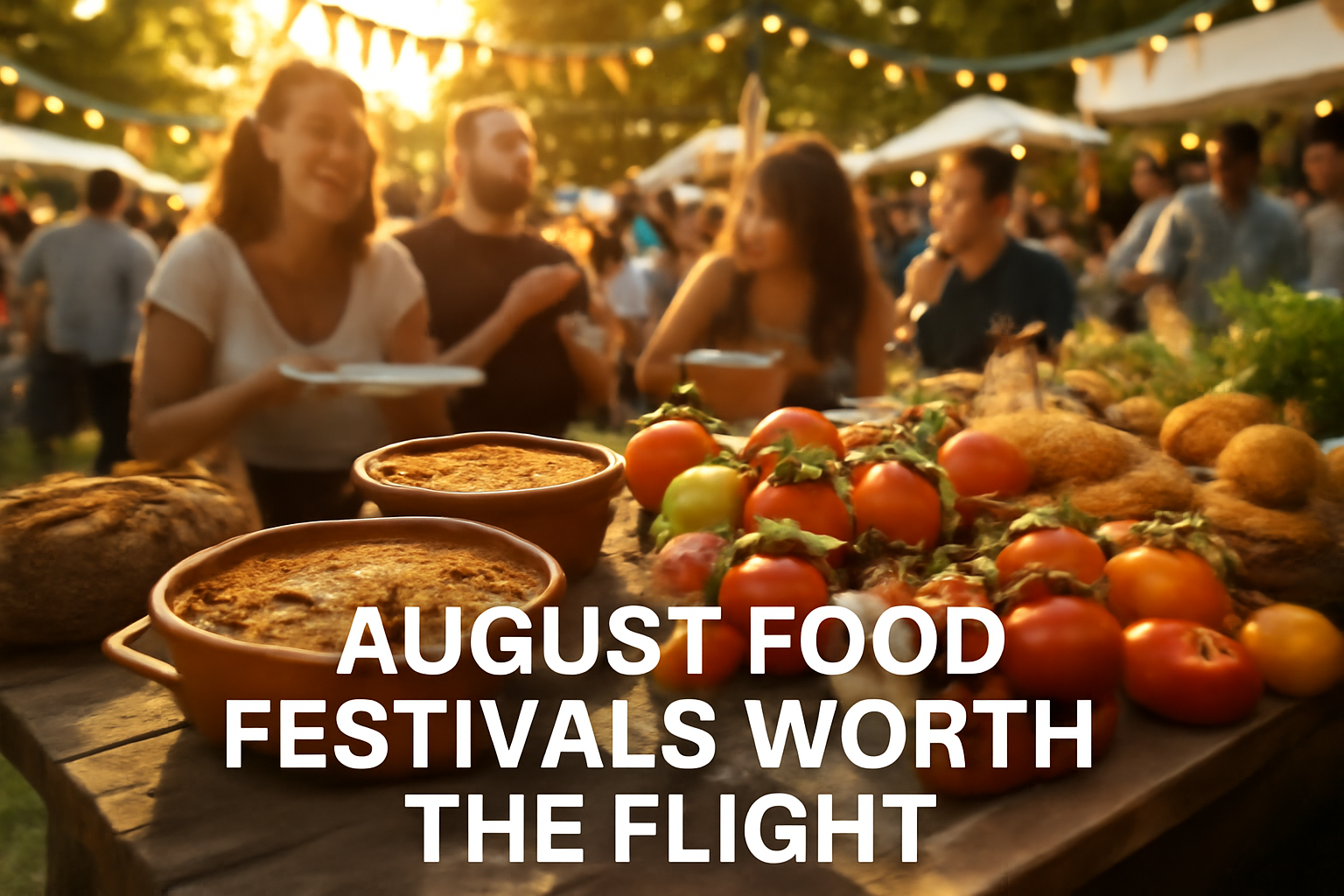 4 Food Festivals in August Europe Can't Stop Celebrating