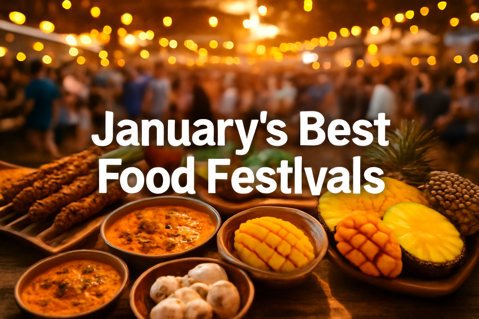 Best Food Festivals in January Worth Traveling For