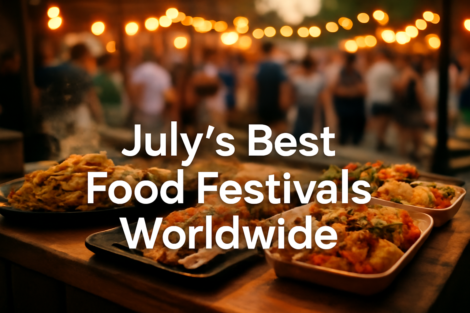Best International Food Festivals in July Worth Traveling For