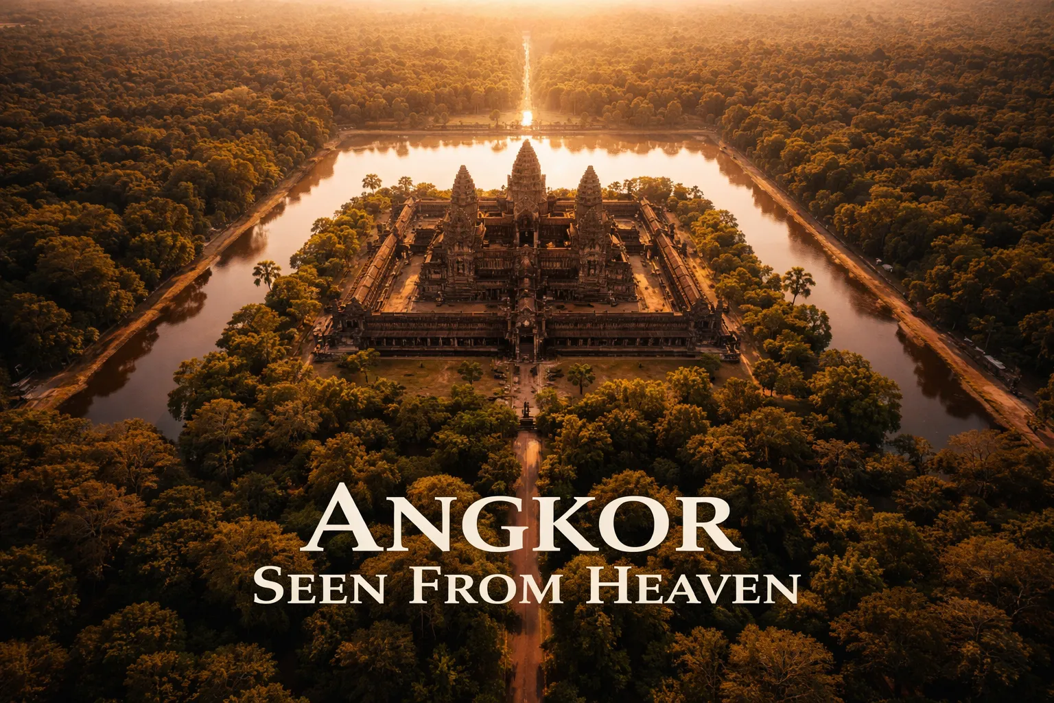 Angkor Wat Drone Photography Cambodia: The God's-Eye View