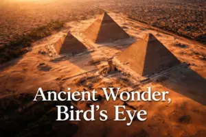 Great Pyramid of Giza Drone Photography: Above the Last Wonder