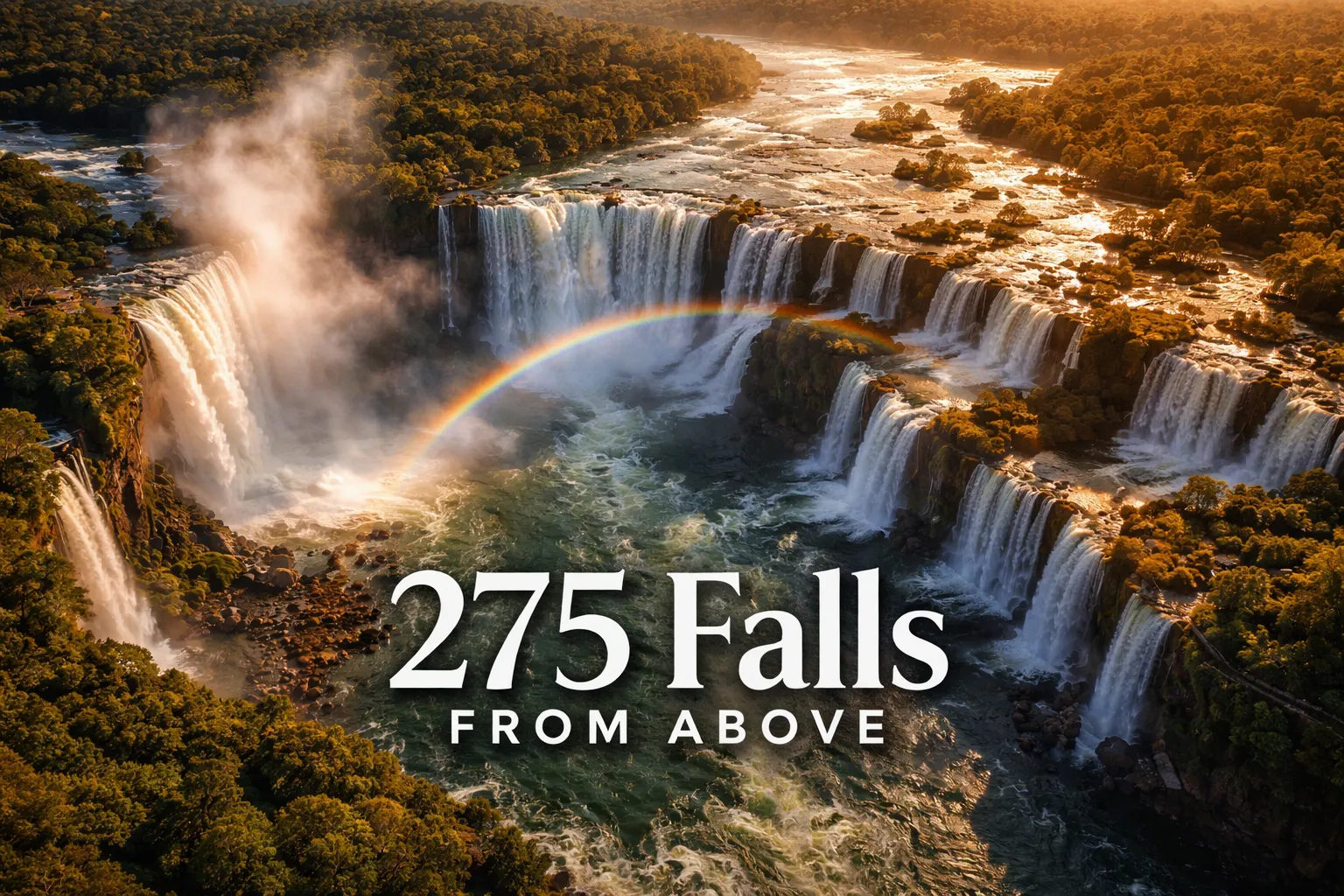 Iguazu Falls Drone Photography: Aerial Guide to All 275 Falls