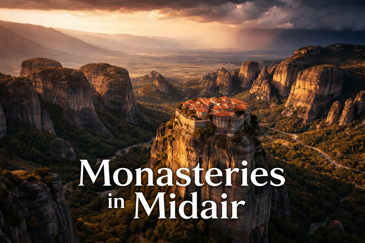 Meteora Monasteries Drone Photography: Greece From Above