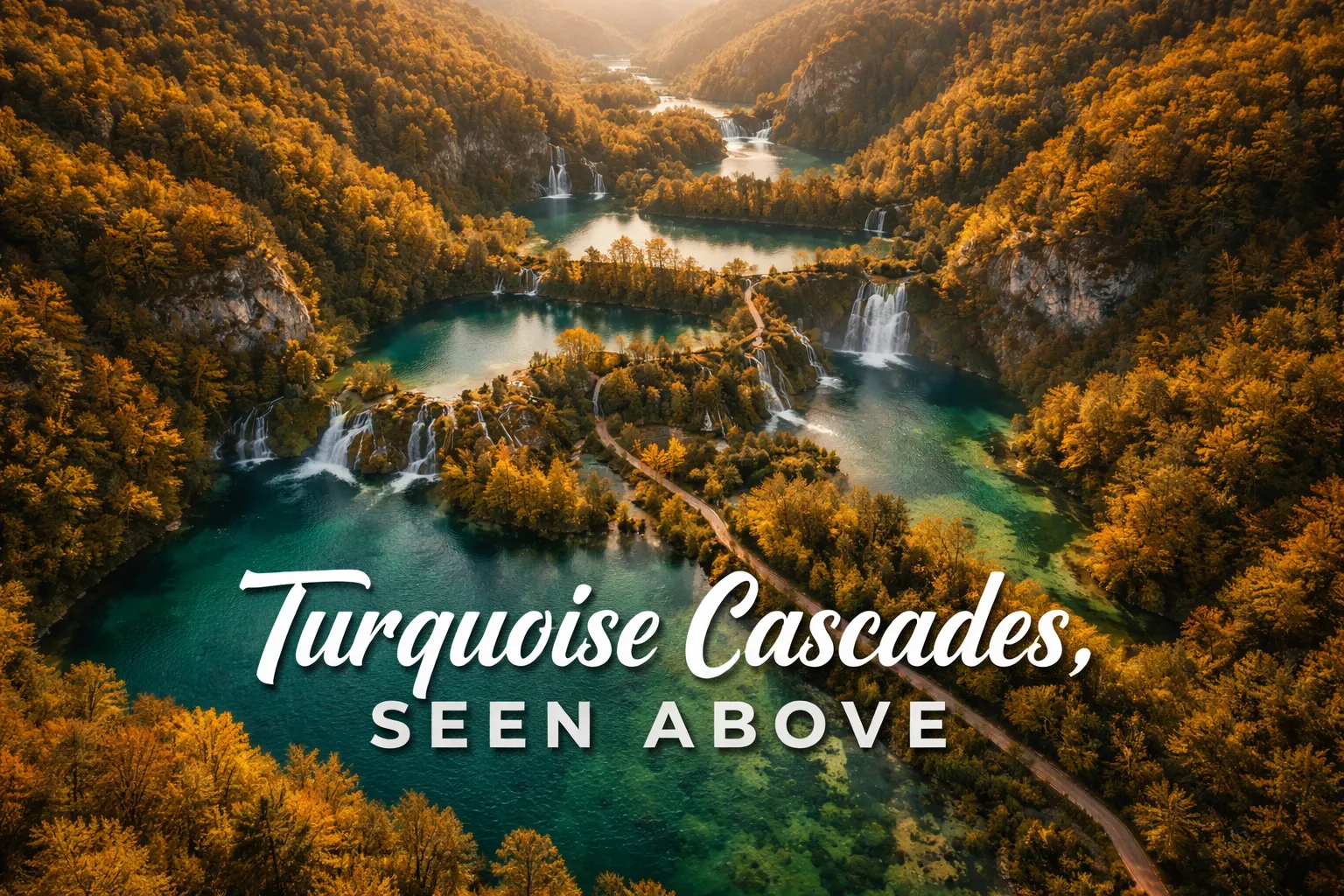 Plitvice Lakes Drone Photography: Croatia From Above