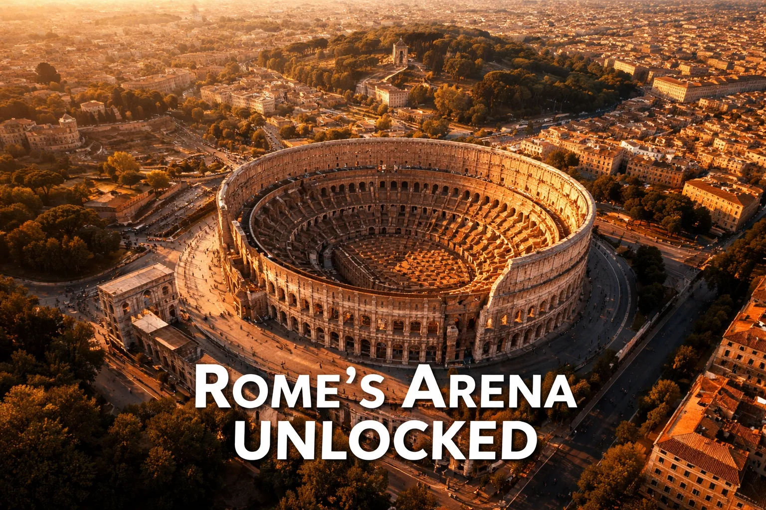 Roman Colosseum Drone Photography: Rome From Above